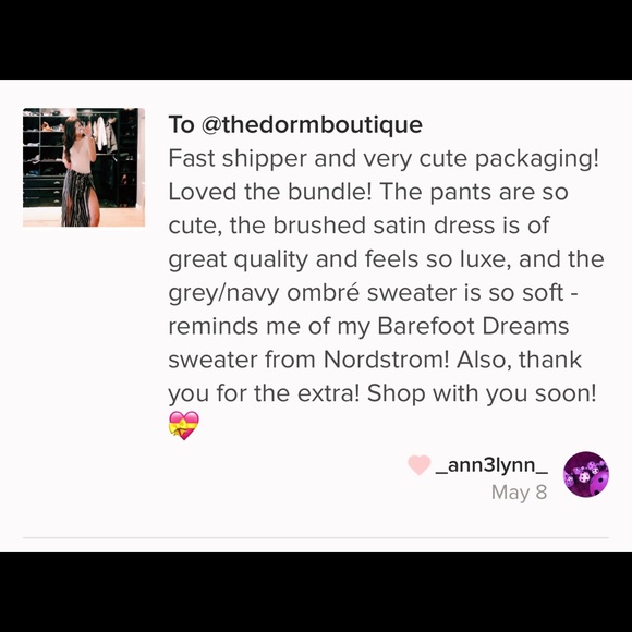 CLOSET CLOSINVACATION PANTS BLUE AND WHITE STRIPED - Picture 7 of 7